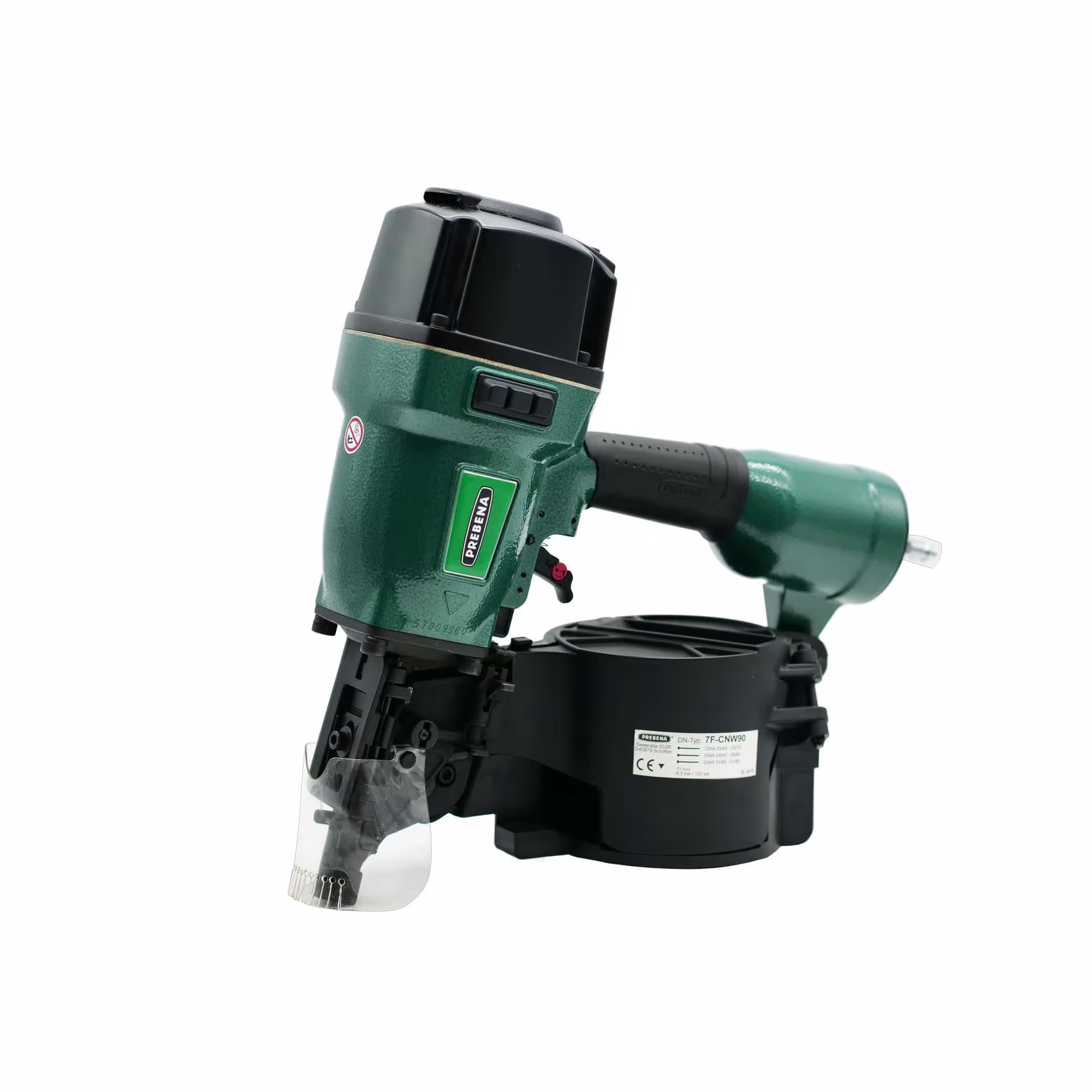 Druckluft-Coilnagler 7F-CNW90 für Coilnägel von 45-90 mm  aus der Kategorie Kompressoren & Druckluftwerkzeuge mit der Artikelnummer 7F-CNW90-S01