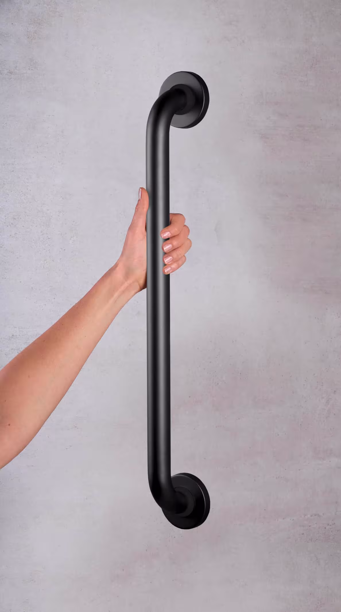 Haltegriff Sam L, seidenmatt-schwarz, Aluminium mit der GTIN 4006956137025 Haltegriff Sam L, seidenmatt-schwarz, Aluminium von Ridder mit der Artikelnr. A00160110