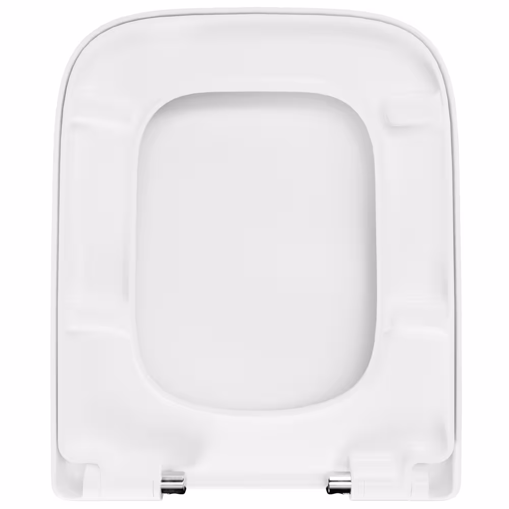 Zusatzbild des Artikels WC-Sitz Q500 Weiß eckig mit Absenkautomatik, u.a. für Geberit Renova Plan aus WC/Toiletten