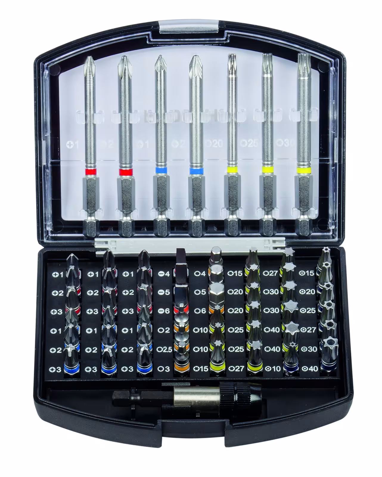 1/4" Bit Box mit markierten Bits 56tlg aus der Kategorie Bits & Bithalter mit der Artikelnummer 4094