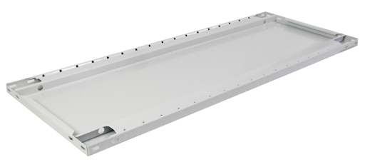 Weitere Ansicht des Artikels Fachboden MULTIplus150, 1300 x 600 mm, RAL 7035 lichtgrau, ohne Befestigungsmaterial Weitere Ansicht des Artikels Fachboden MULTIplus150, 1300 x 600 mm, RAL 7035 lichtgrau, ohne Befestigungsmaterial aus der Kategorie Stecksystem