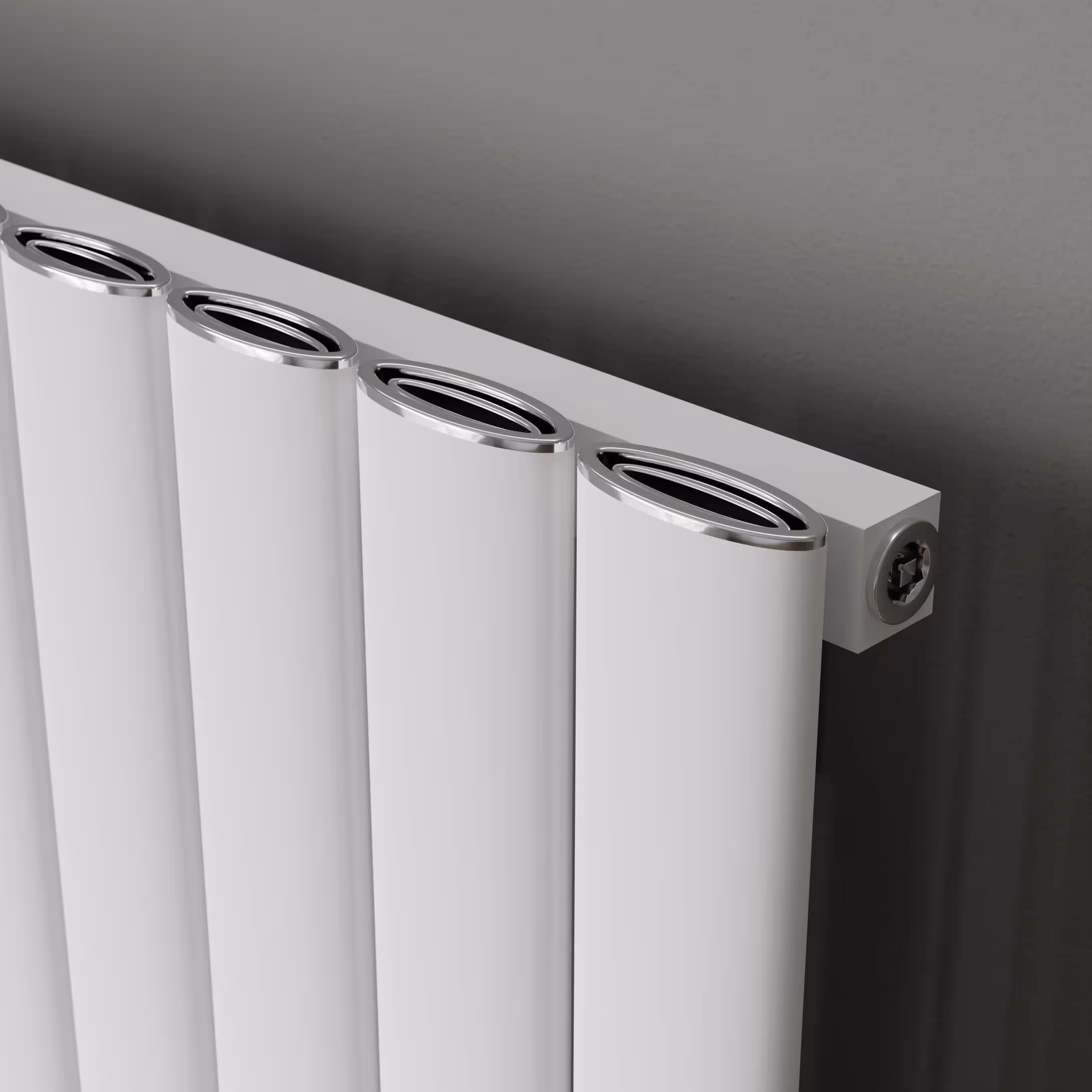 Aluminiumheizkörper Novus 1800 mm x 555 mm 1303 Watt Mittenanschluss Weiß Struktur von der Marke Ximax aus der Kategorie Heizkörper