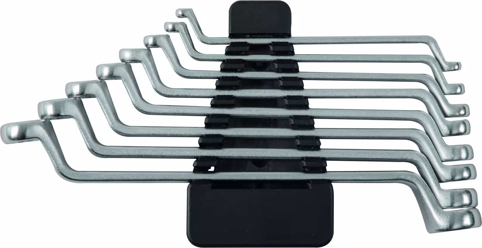 DoppelringSchlüssel Set 8tlg 6 x 7 - 8 x 9 - 10 x 11 - 12 x 13 - 14 x 15 - 16 x 17 - 18 x 19 - 20 x 22 mm Cliphalter aus der Kategorie Ring- und Doppelringschlüssel mit der Artikelnummer 4452