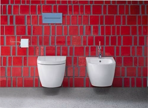 Detailbild 4042983 Duravit Wand-WC-Set ME by Starck, rimless, Durafix Tiefspüler, weiß, inklusive WC-Sitz mit Absenkautomatik