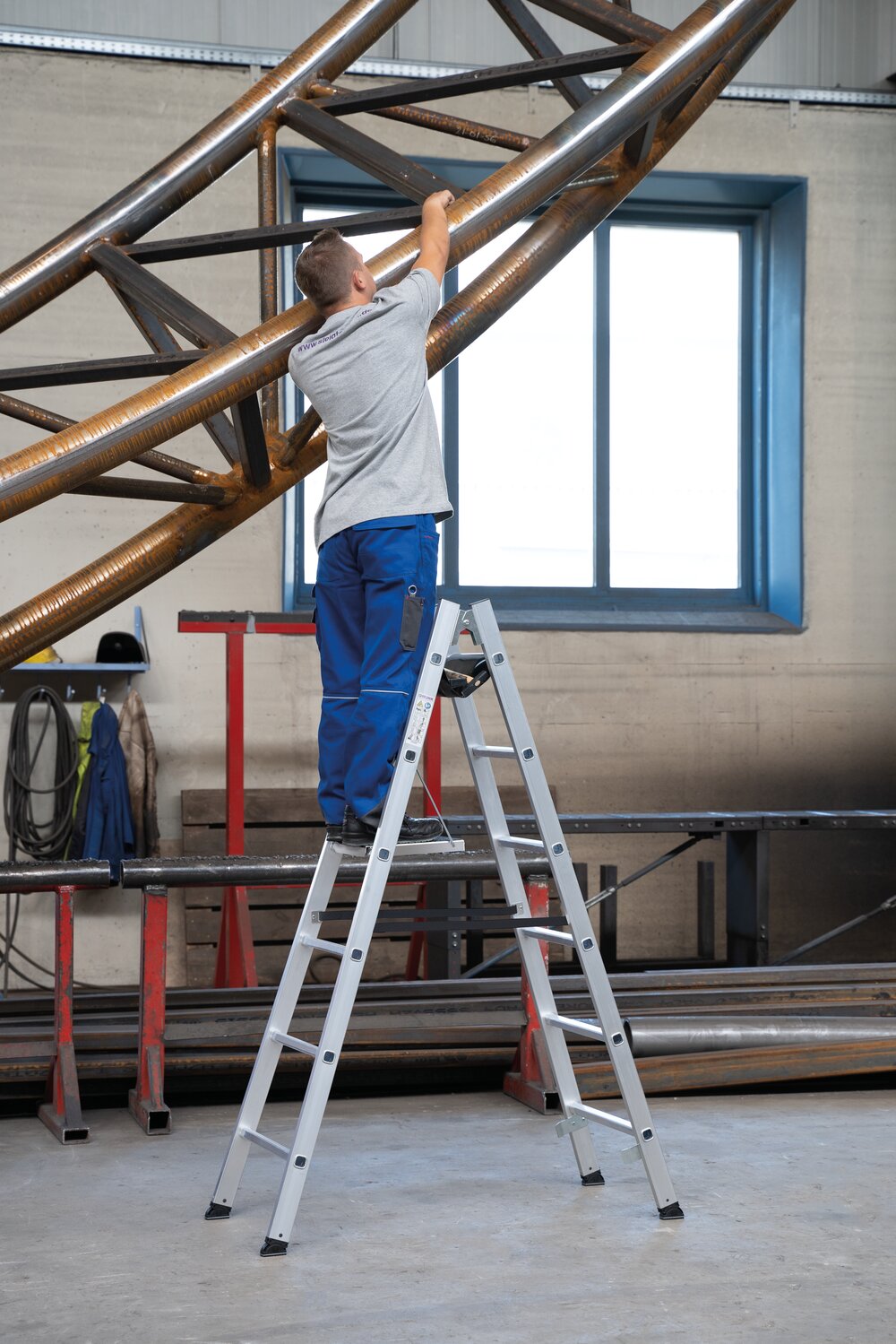 Munk Sprossen-Stehleiter 2x5 Sprossen