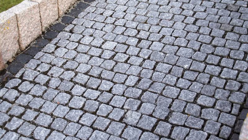 Pfad, Straße, Kopfsteinpflaster, Fußboden