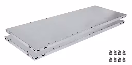 Zusatz-Fachboden MULTIplus150 1000 x 600, verzinkt, inkl. 4 Fachbodenträgern - 2-er Pack von der Marke Schulte Lagertechnik Zusatz-Fachboden MULTIplus150 1000 x 600, verzinkt, inkl. 4 Fachbodenträgern - 2-er Pack aus der Kategorie Zubehör mit der Artikelnummer 17260-2-K