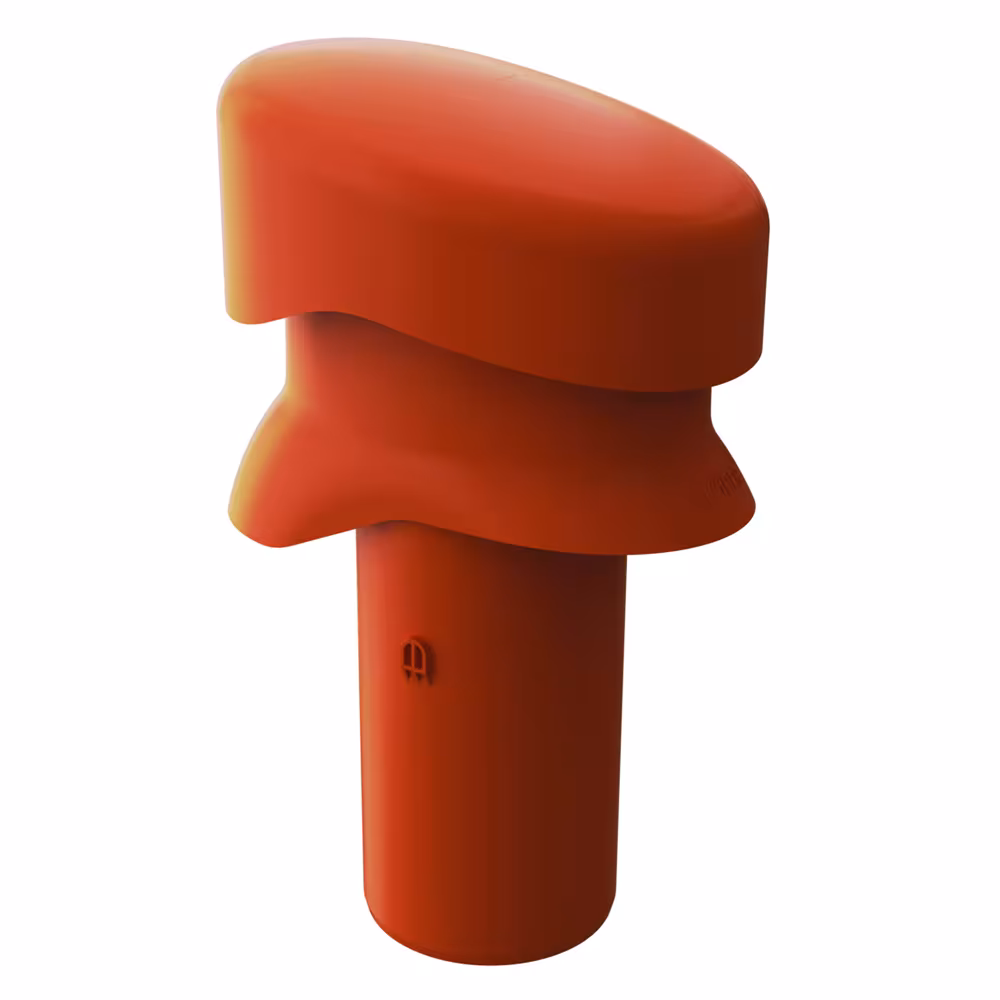 Venduct Be-/Entlüfterrohr kurz DN 110 mit Wetterkappe, Wellengitter von Klöber Venduct Be-/Entlüfterrohr kurz DN 110 mit Wetterkappe, Wellengitter aus der Kategorie Steildachdurchgänge