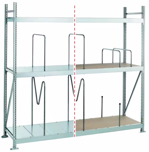 Zusatzebene mit Spanplatten WS 3000, 2000 x 1000 mm, verzinkt, Fachlast 500 kg aus der Kategorie WS3000 für Fachlasten bis 500kg mit der Artikelnummer 22039