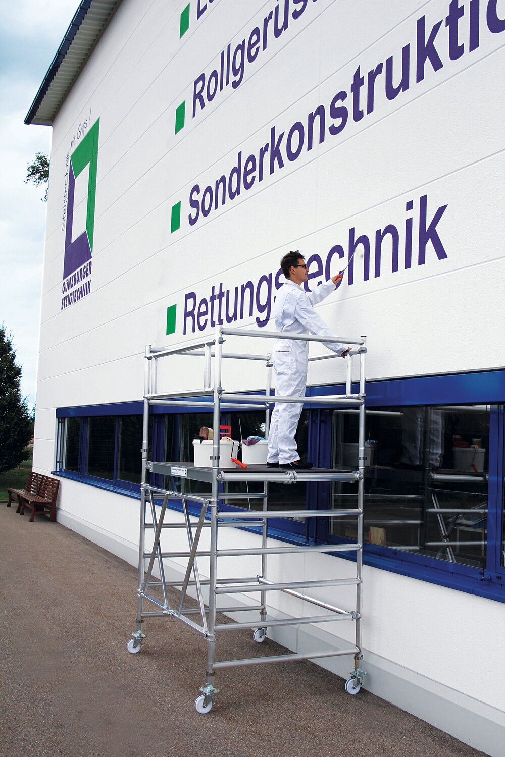 Munk Klappgerüst 1,35 x 1,80 m Plattformhöhe 3 m