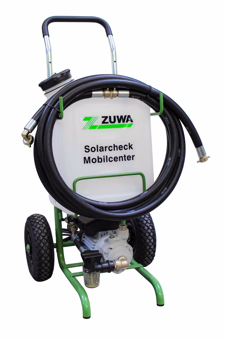Solarcheck Mobilcenter KOMPAKT P 90 , 230 V mit der GTIN 4251280727347 Solarcheck Mobilcenter KOMPAKT P 90 , 230 V von ZUWA mit der Artikelnr. 134060-V11