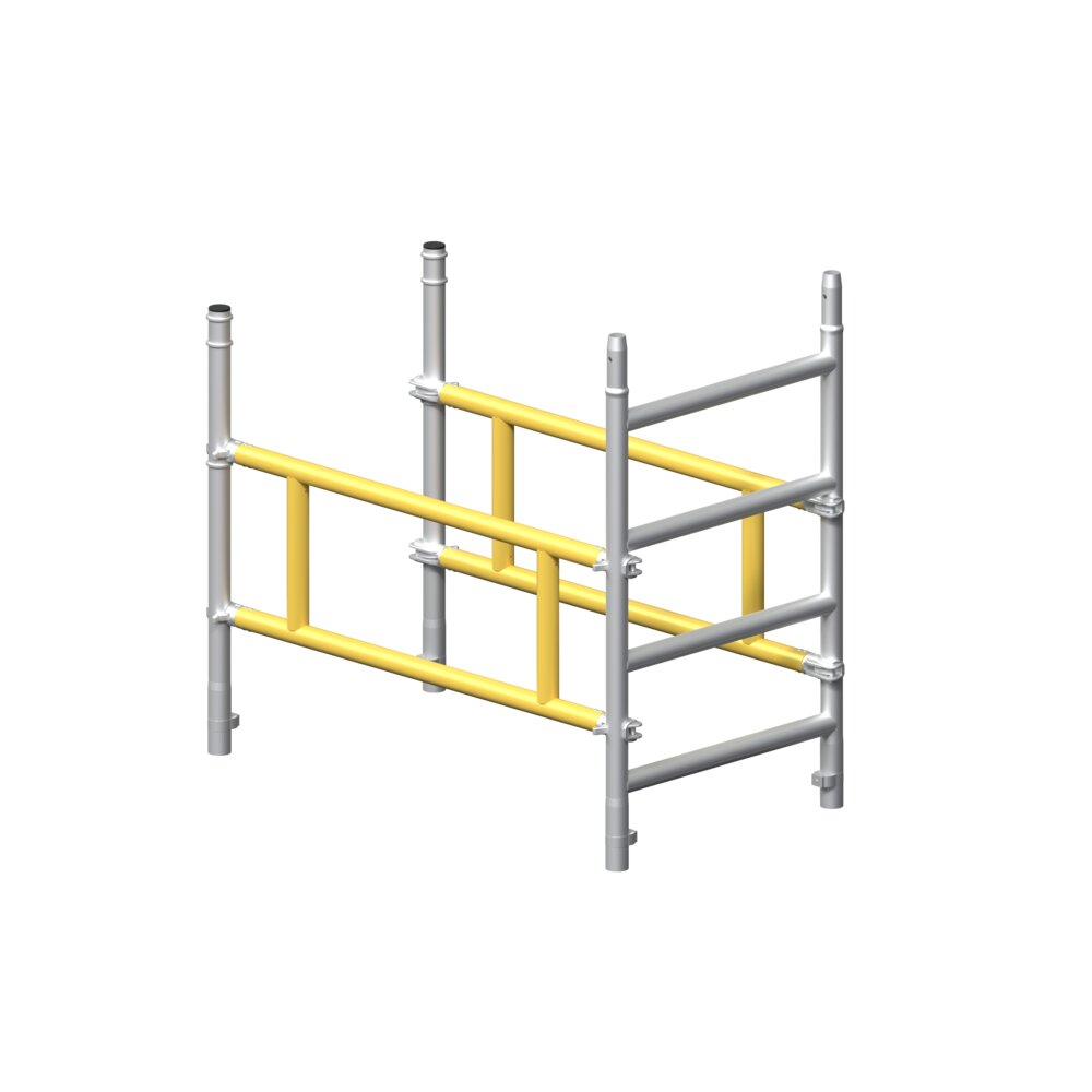 Munk Geländer-Set dreiseitig für Montageplattform fahrbar von Günzburger Steigtechnik Munk Geländer-Set dreiseitig für Montageplattform fahrbar aus der Kategorie Plattformleitern mit der Artikelnr. 011319