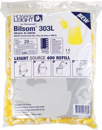 Gehörschutzstöpsel Bilsom 303L EN 352-2 SNR 38 dB Nachfüllpack 200 Paar/Pack,Größe L aus der Kategorie Gehörschutzstöpsel mit der Teilenummer 4000370348