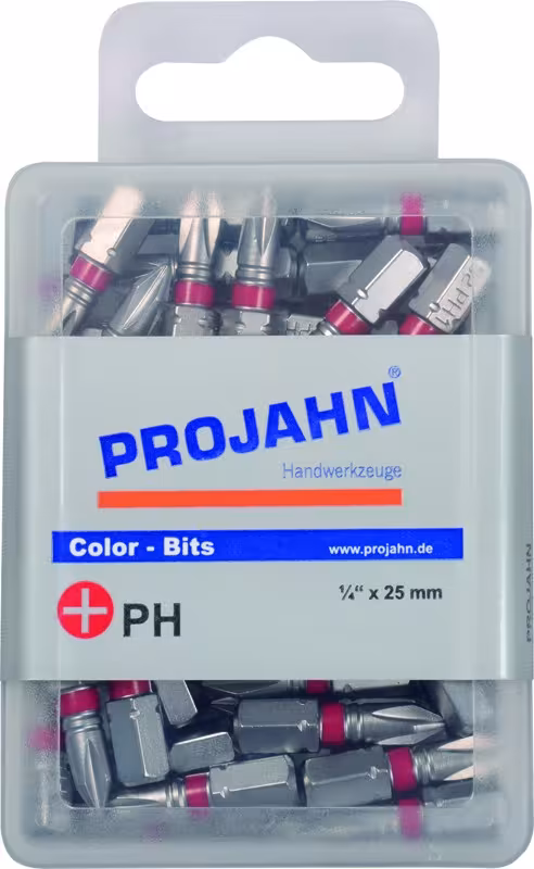 Color-Ring Bit für Kreuzschlitz-Schrauben PH 6,3 50er-Pack aus der Kategorie Bits & Bithalter