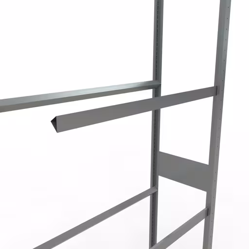 Abbildung Nr 12 des Artikels Anbauregal, Räder-/Reifenregal, 2750 x 1000 x 400 mm (HxBxT), verzinkt, 4 Lagerebenen á 150 kg Fachlast pro Ebene aus der Produktgruppe Fachbodenregale von der Marke Schulte Lagertechnik