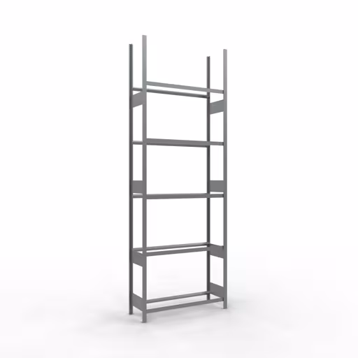 Grundregal, Räder-/Reifenregal, 3500 x 1200 x 400 mm, verzinkt, 5 Lagerebenen á 150 kg Fachlast pro Ebene aus der Kategorie Autoteilelagerung mit der Artikelnummer 20782