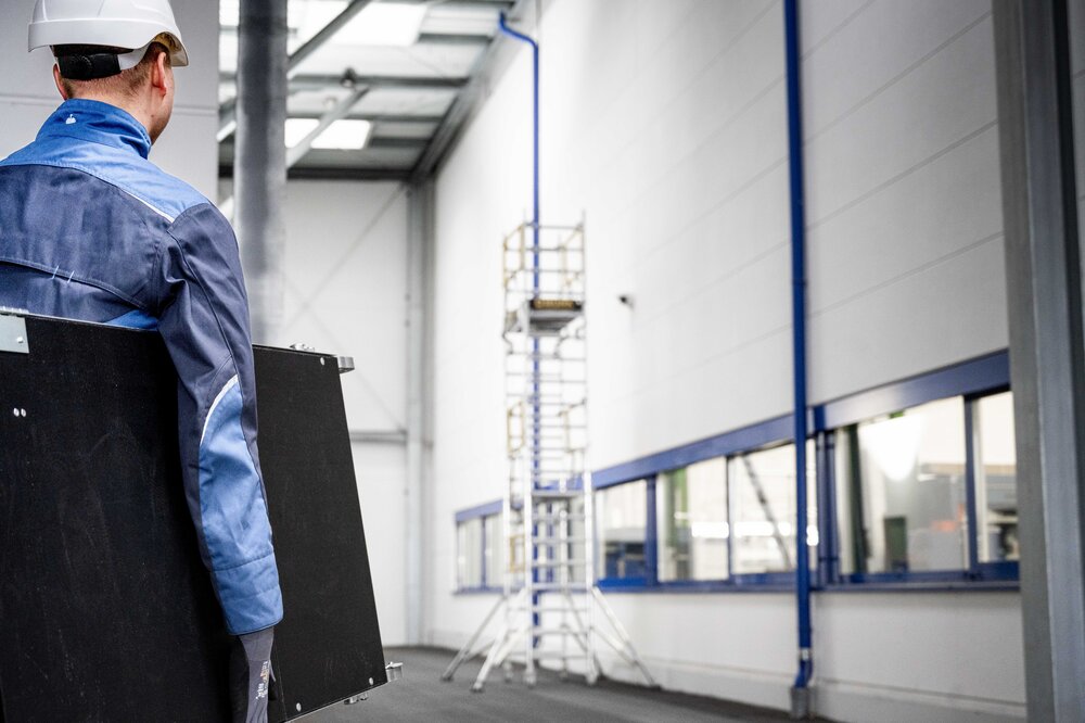 Munk FlexxTower-Ergo-Plattform mit Klappe 1,25m