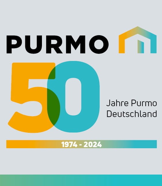 Mainslider_50-Jahre-Purmo-DE_1650x650pxII Werbung, Plakat, Text