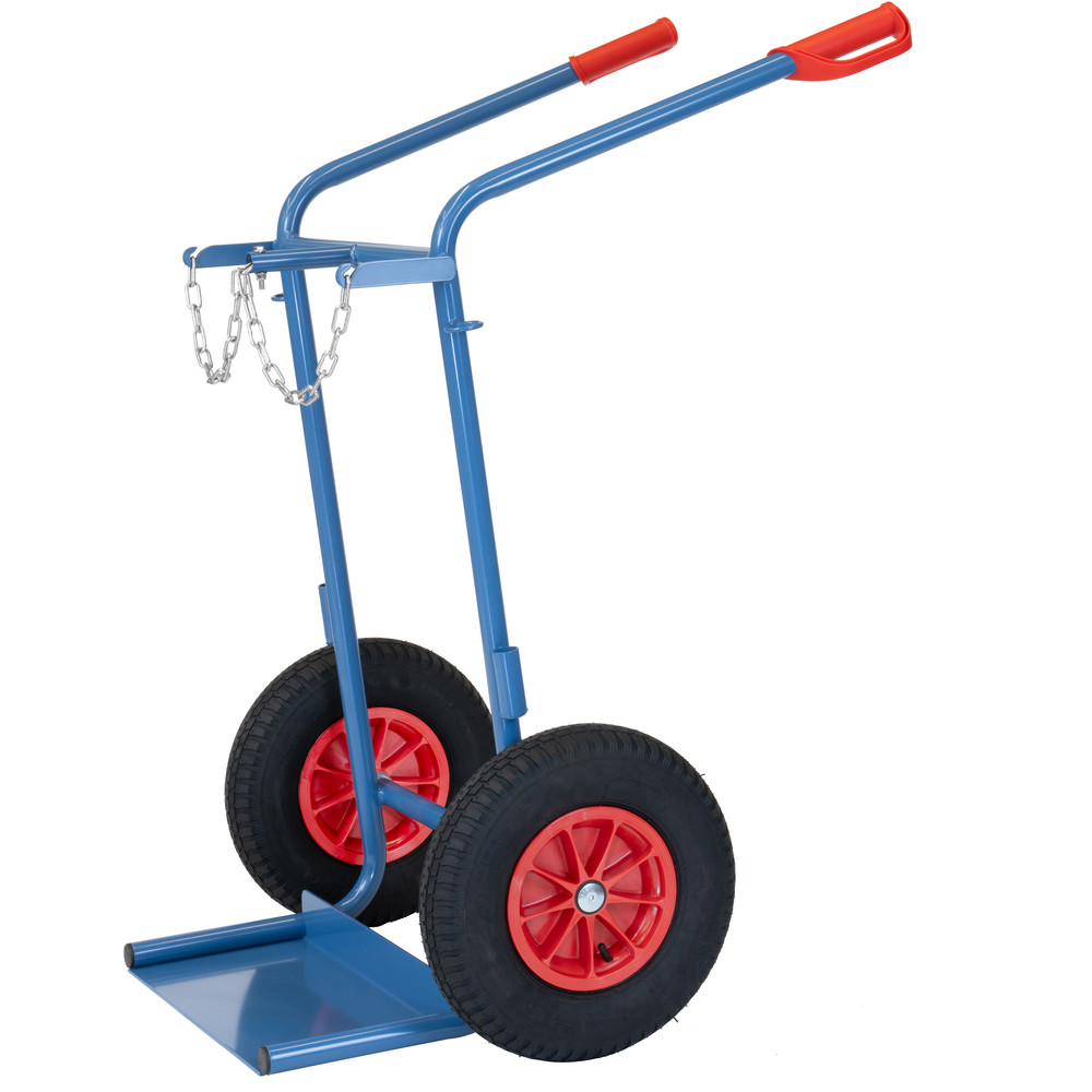 Stahlflaschenkarre 52229L Luftbereifung