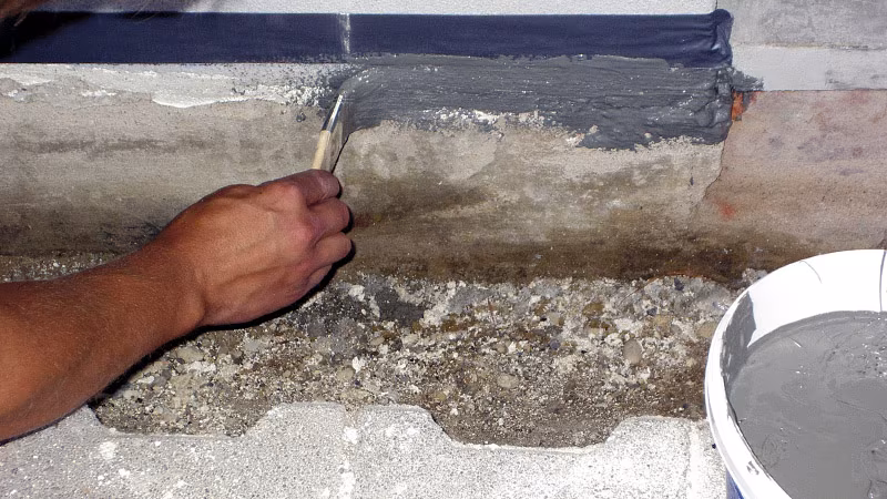 Hydro-Stop Sockelbeschichtung pastös 7 kg Eimer Person, Konstruktion