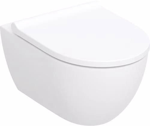 Geberit Acanto Set Wand-WC mit WC-Sitz, Tiefspüler TurboFlush, geschlossene Form, Tiefe: 53cm, weiß aus der Kategorie Wand-WC mit der Teilenummer 6001038896