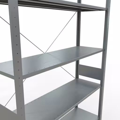 Zusatzbild des Artikels Stecksystem Grundregal 3000x1300x400 mm, Typ 150 kg, verzinkt aus Grundregal