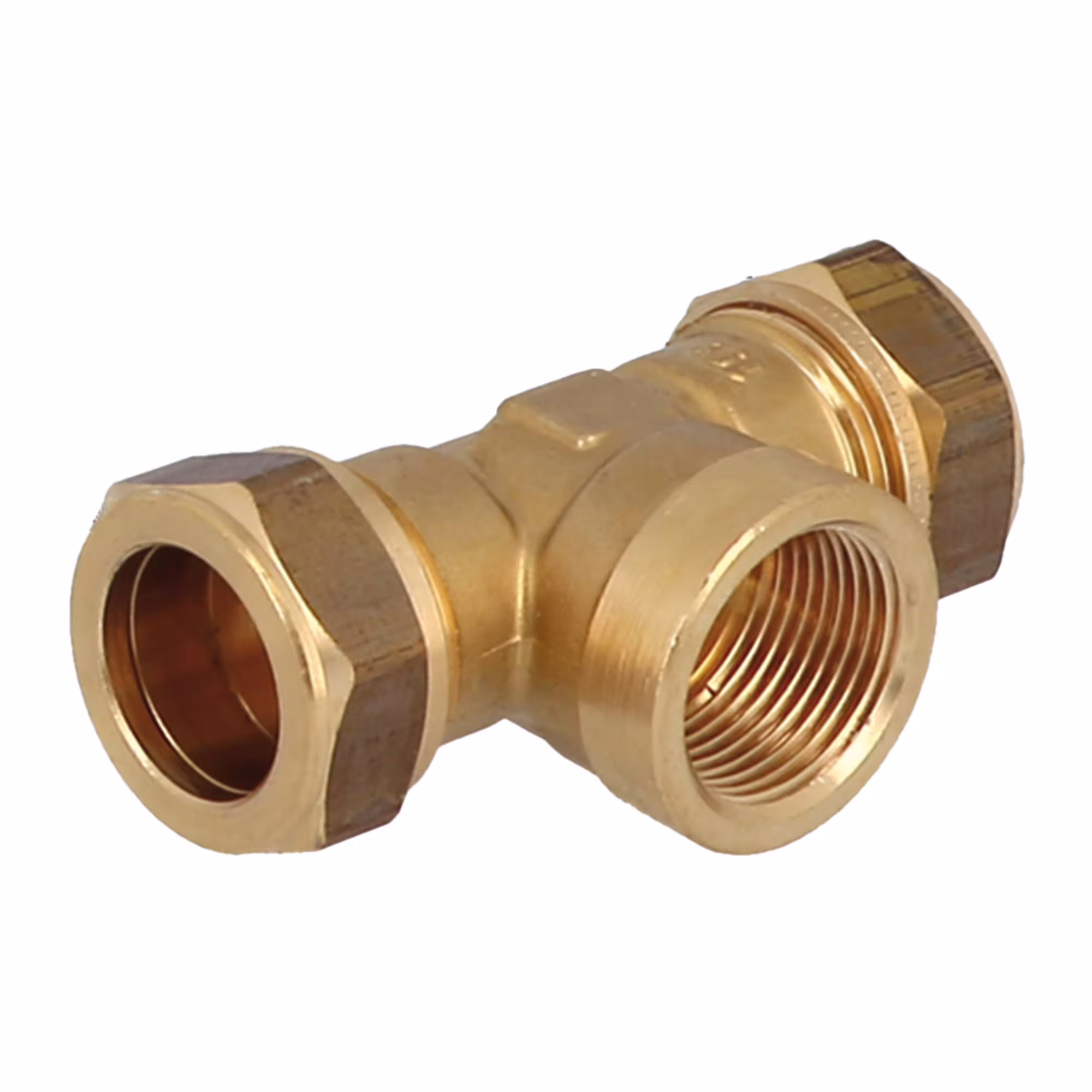 T-Stücke mit Innengewinde von General Fittings T-Stücke mit Innengewinde aus der Kategorie Messing Klemmringverschraubung