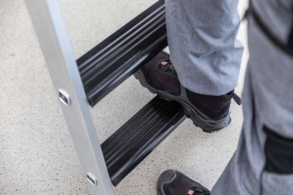 Munk Trittauflage clip-step relax Meterware, grau