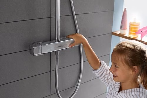 Detailbild 4070093 Hansgrohe Showerpipe Croma E 280 1jet chrom mit Brausethermostat