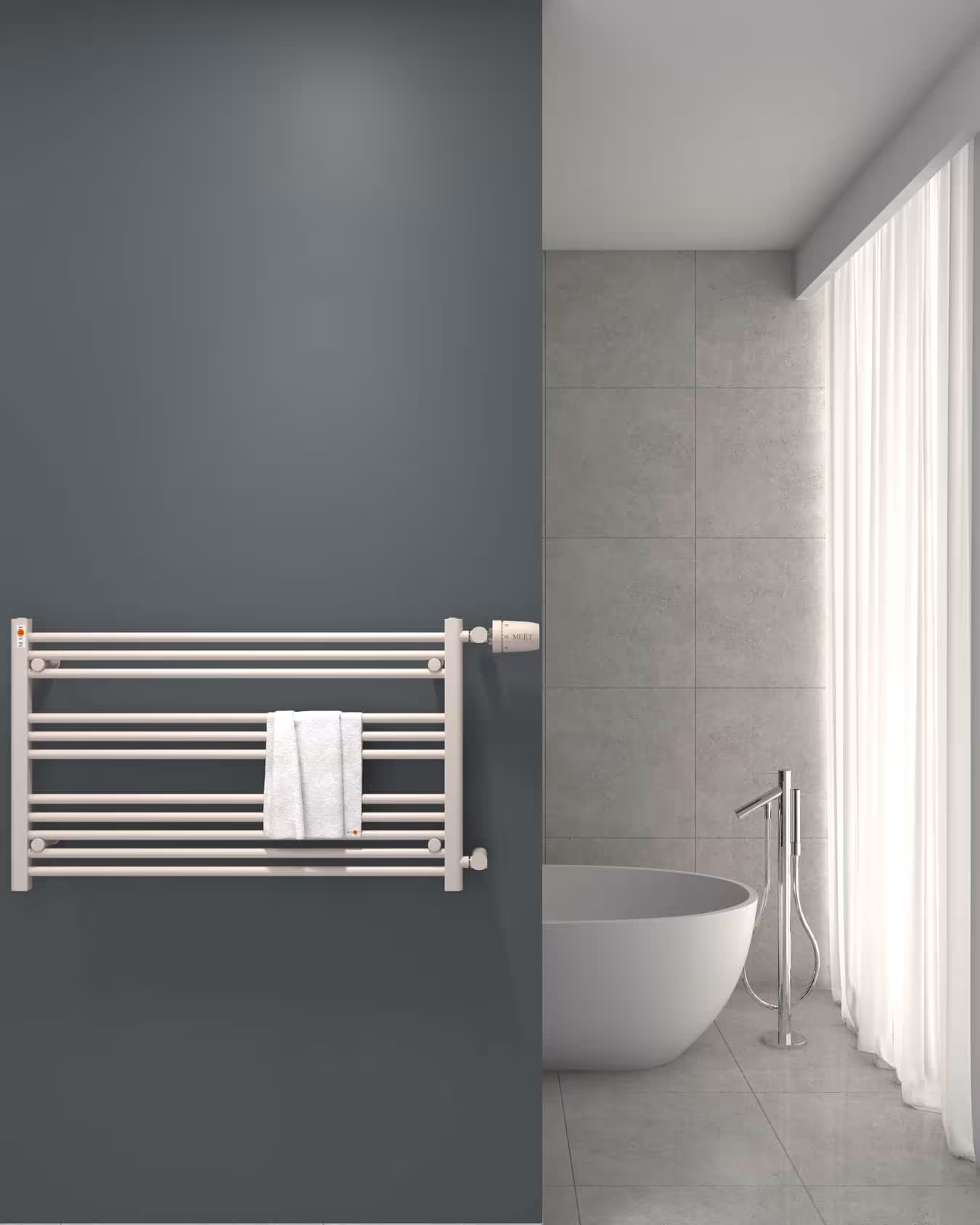 MERT Austausch Badheizkörper weiß gerade, 1000*600 mm, Anschluss an der Seite 500 mm von der Marke MERT MERT Austausch Badheizkörper weiß gerade, Anschluss an der Seite Typ Größe: 1000x600 mm aus der Kategorie Austausch-Heizkörper mit der Artikelnr. 1-100x60-ASR-50