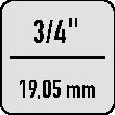 Piktogramm 4085580 Kernbohrersatz 7-teilig Durchmesser 12-14-16-18-20-22mm HSS TiAlN Schnitt-Tiefe 30mm Weldon RUKO