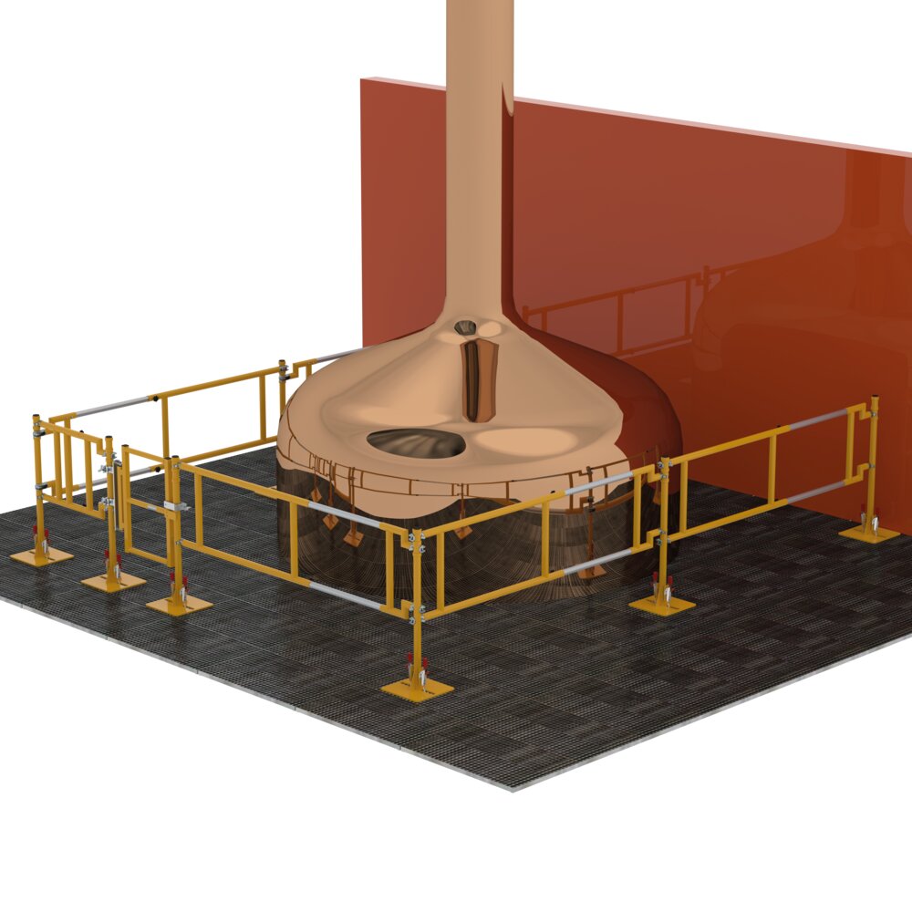 Produktbild (Abb. Ähnlich) 2178626 Munk FlexxGuard Geländer teleskopierbar 900–1200 mm