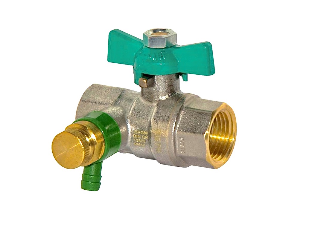 Produktbild 2100836 Trinkwasser Kugelhähne Entleerung Knebel IG-IG