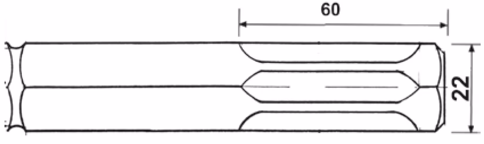 Spitzmeissel für HILTI TP805/905 L360 mm von der Marke PROJAHN aus der Produktreihe Maschinenzubehör