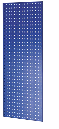 Zusatzbild des Artikels Lochplatten-Seitenblende, 90 x 1300 x 600 mm (H x T), RAL 5010 enzianblau aus Zubehör