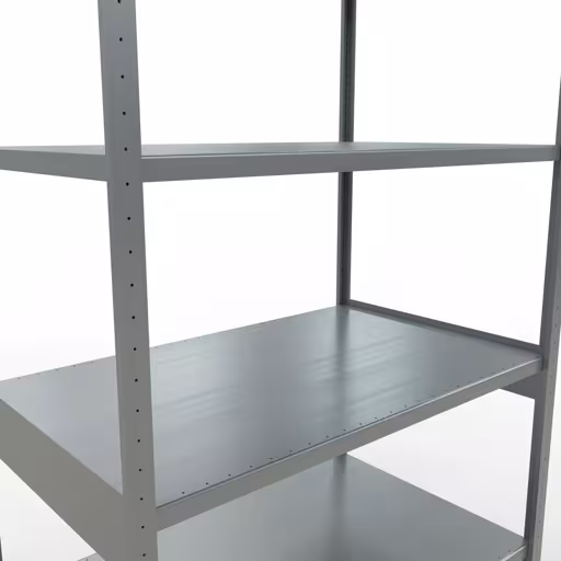 Abbildung Nr 13 des Artikels Grundregal, Fachbodenregal Stecksystem MULTIplus250, 3000 x 1300 x 800 mm (HxBxT), 7 Fachböden, Längenriegel, verzinkt aus der Produktgruppe Stecksystem von der Marke Schulte Lagertechnik
