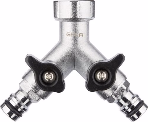 Zweiwegeventil GEKA plus Messing verchromt Innengewinde 3/4 Zoll GEKA aus der Kategorie Schlauchverbinder, Kupplungen und Anschlüsse mit der Teilenummer 4300600057