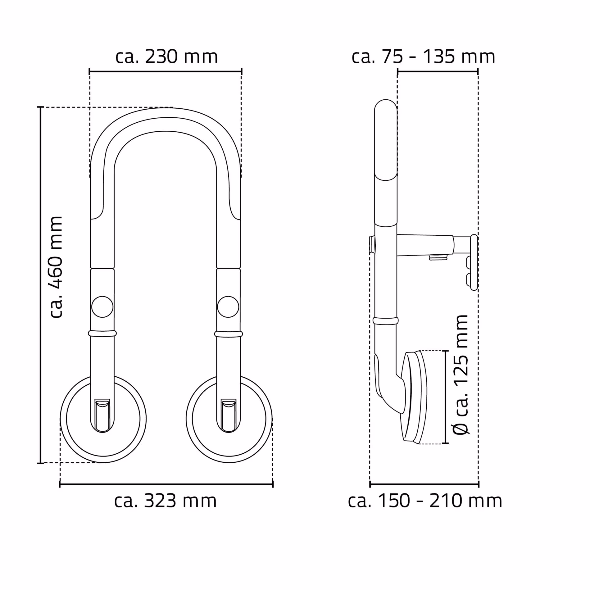 Andere Ansicht des Artikels Badewannen-Einstiegshilfe Rob, weiß, mit Saugern Andere Ansicht des Artikels Badewannen-Einstiegshilfe Rob, weiß, mit Saugern aus der Kategorie Badausstattung & Sanitär