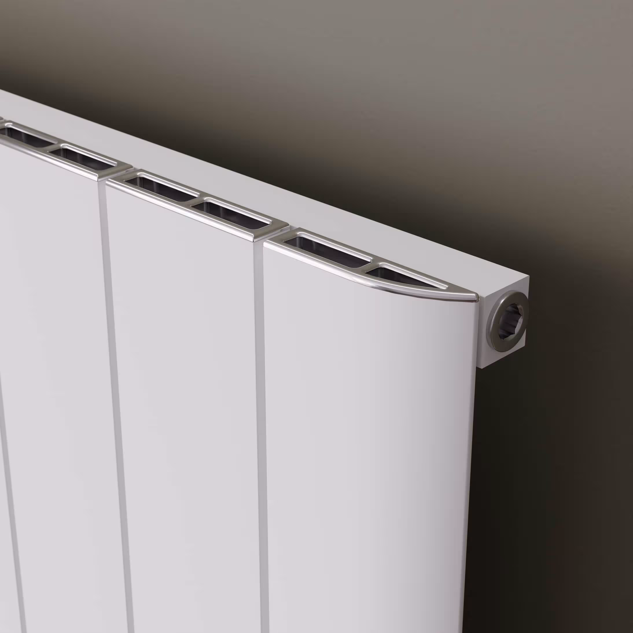 Aluminiumheizkörper Trigo Mittenanschluss Weiß Struktur von der Marke Ximax aus der Kategorie Aluminium-Heizkörper
