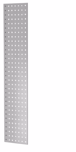 Lochplatten-Seitenblende, 90 x 1250 x 300 mm (H x T), RAL 7035 lichtgrau aus der Kategorie Zubehör mit der Artikelnummer 35680