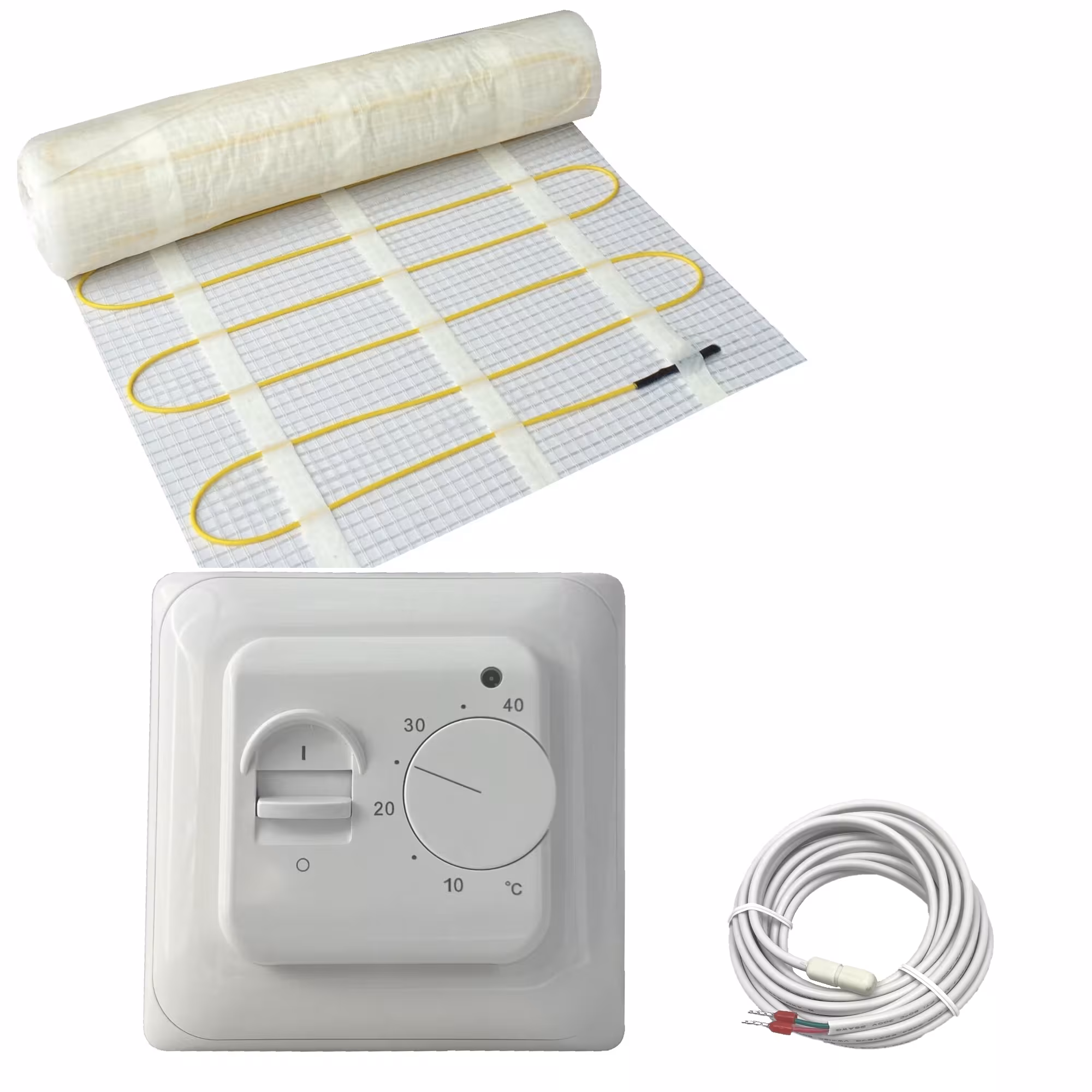 HoWaTech Classic Elektrische Fußbodenheizung | Set mit Heizmatte und Regler Standard aus der Kategorie Elektrische Fußbodenheizung