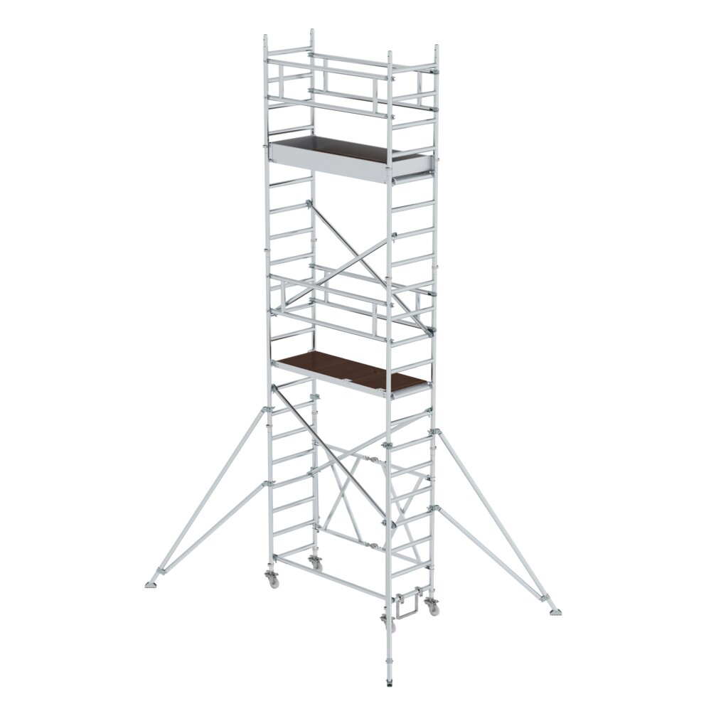 Munk Klappgerüst 0,75 x 1,80 m mit Ausleger Plattformhöhe 4,80 m von Günzburger Steigtechnik Munk Klappgerüst 1,35 x 1,80 m mit Ausleger aus der Kategorie Klappgerüste mit der Artikelnr. 115148
