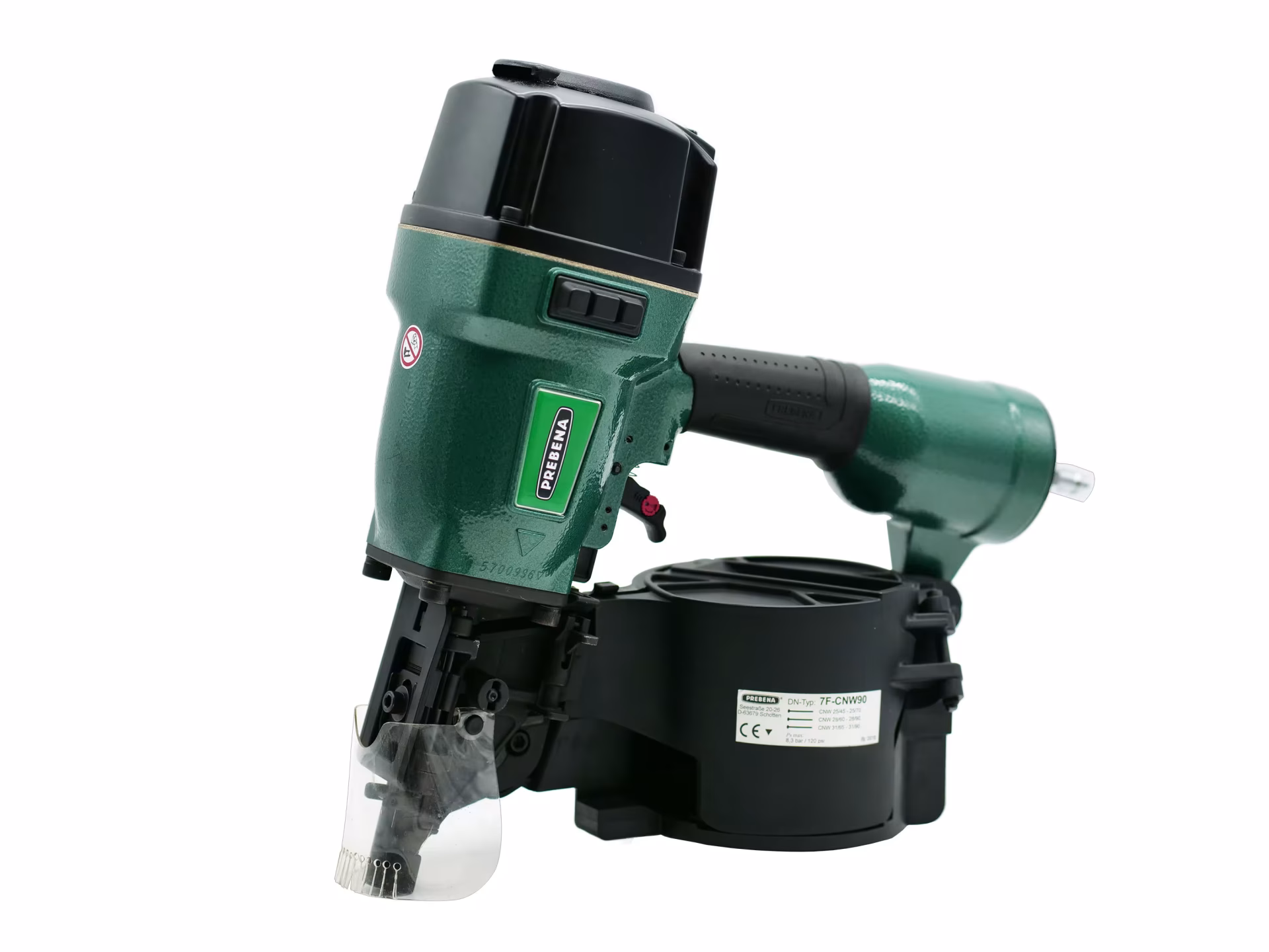 Zusatzbild des Artikels Druckluft-Coilnagler 7F-CNW90 für Coilnägel von 45-90 mm  aus Kompressoren & Druckluftwerkzeuge