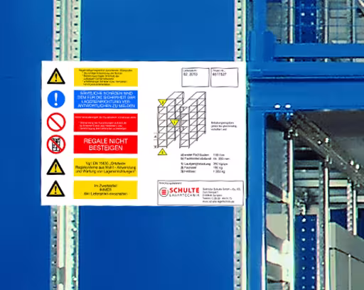 Regalbeschilderung DIN A4 von der Marke Schulte Lagertechnik Regalbeschilderung DIN A4 aus der Kategorie Zubehör mit der Artikelnummer 13710