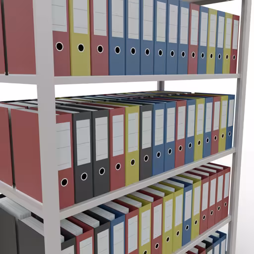 Produktbild Nr 11 des Artikels Grundregal, Büro-Fachbodenregal Stecksystem MULTIplus150, 2300 x 1300 x 600 mm (HxBxT), 7 Fachböden, Längenriegel, ohne Mittelanschlag, lichtgrau Abbildung Nr 11 des Artikels Grundregal, Büro-Fachbodenregal Stecksystem MULTIplus150, 2300 x 1300 x 600 mm (HxBxT), 7 Fachböden, Längenriegel, ohne Mittelanschlag, lichtgrau aus der Produktgruppe Büroregale von der Marke Schulte Lagertechnik