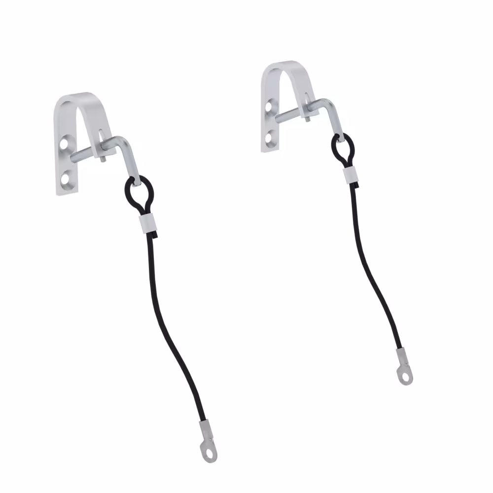 Haken mit Abhebesicherung (1 Pack mit 2 Stück) von der Marke Munk aus der Produktreihe Leitern & Gerüste