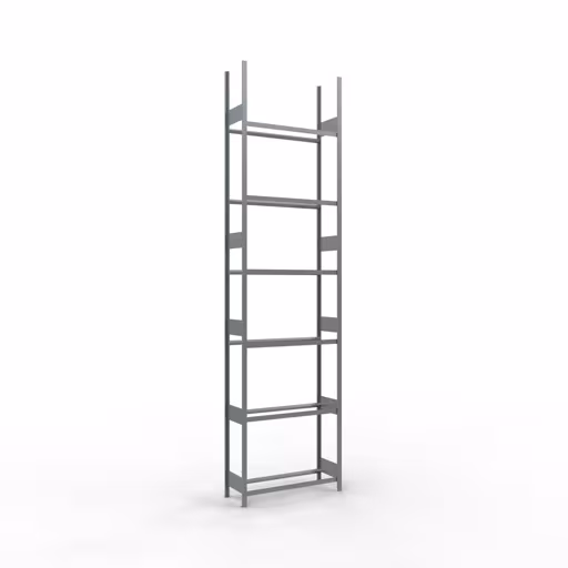 Grundregal, Räder-/Reifenregal, 4500 x 1150 x 400 mm, verzinkt, 6 Lagerebenen á 150 kg Fachlast pro Ebene aus der Kategorie Autoteilelagerung mit der Artikelnummer 20794