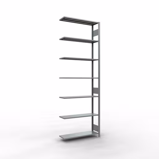 Abbildung Nr 8 des Artikels Anbauregal, Fachbodenregal Stecksystem MULTIplus85, 3000 x 1000 x 300 mm (HxBxT), 7 Fachböden, Längenriegel, verzinkt aus der Produktgruppe Stecksystem von der Marke Schulte Lagertechnik