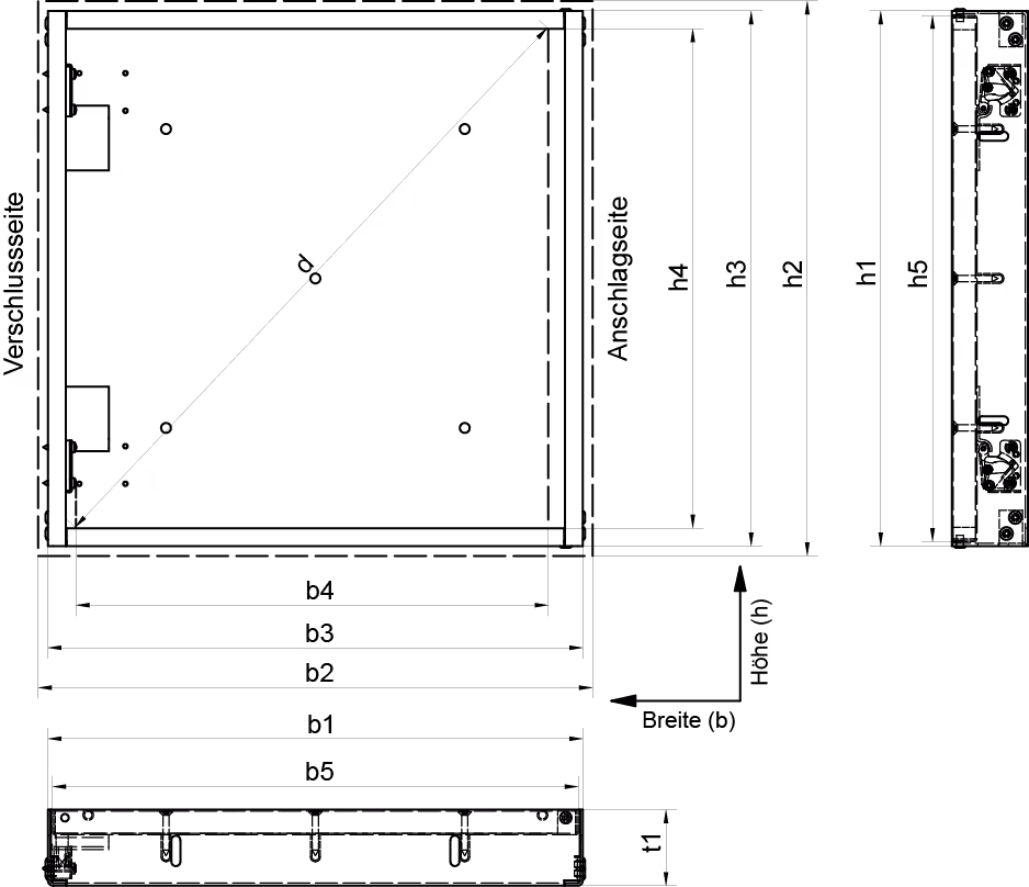 Einschub mit Schnappverschluss von der Marke Upmann aus der Kategorie Revisionstüren und -klappen