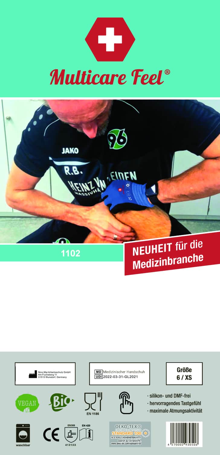 Multicare Feel medizinischer Arbeit und Montagehandschuh von der Marke Multicare aus der Kategorie Arbeitshandschuhe